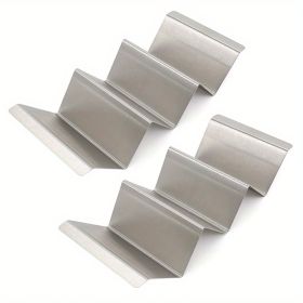 2pcs Taco Holders; Stainless Steel Taco Bracket Tray; Mexican Tortilla Tray; Suitable For Baking; Dishwasher And Barbecue; Kitchen Accessories 2pcs Taco Holders; Stainless Steel Taco Bracket Tray; Mexican Tortilla Tray; Suitable For Baking; Dishwasher And Barbecue; Kitchen Accessories