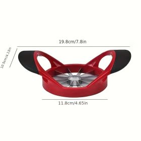 Apple Slicer Corer, Stainless Steel Upgrade 12 Sharp Apple Slicer Large, Ergonomic Plastic Handle Non-slip And Easy To Hold Apple Slicer Corer, Stainless Steel Upgrade 12 Sharp Apple Slicer Large, Ergonomic Plastic Handle Non-slip And Easy To Hold